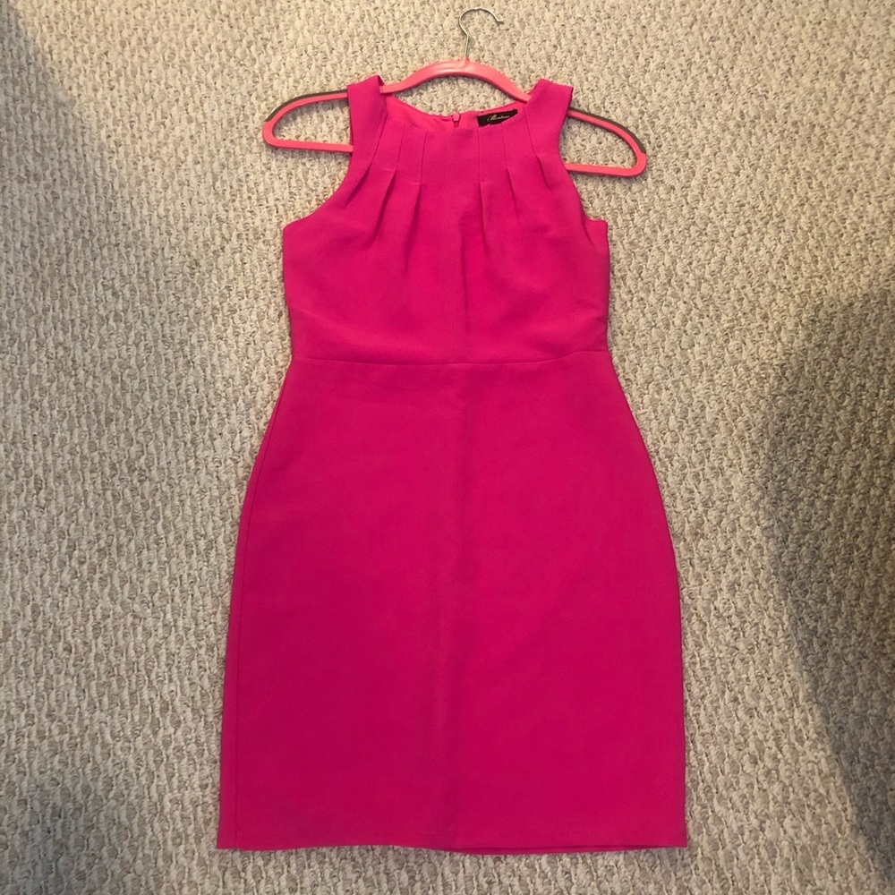 Bright pink dress
